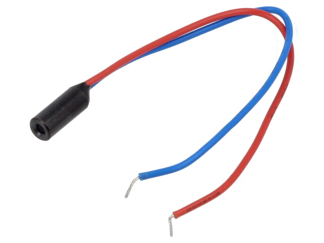 Module: laser; 0,4mW; rood; punt; 650nm; 3VDC; 5÷35mA Module: laser; 0,4mW; rood; punt; 650nm; 3VDC; 5÷35mA